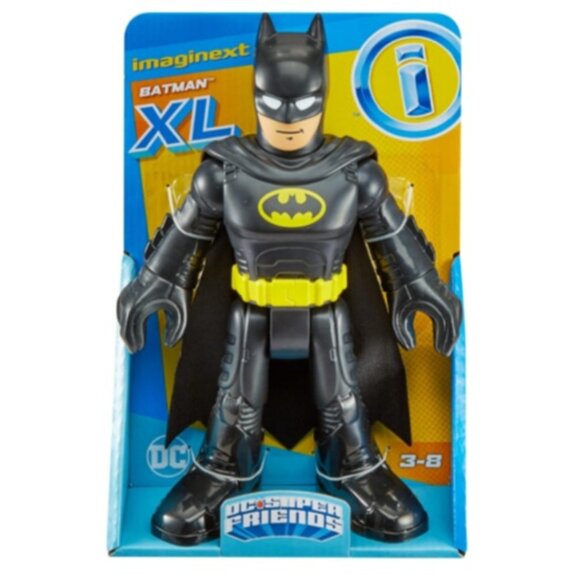 Imaginext DC Super Friends Batman XL Fabric Cape 10-Inch Action Figure - Picture 3 of 3